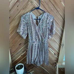 Sequin Romper- Size Large 🪩